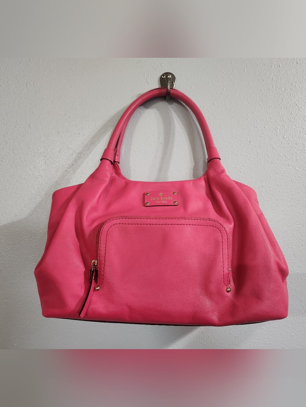 Kate Spade Pink Stevie Berkshire Road Bag 9x13x6 Satchel Purse